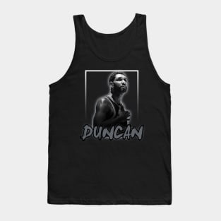 Tim Duncan\\Basketball Legend Vintage Style Tank Top